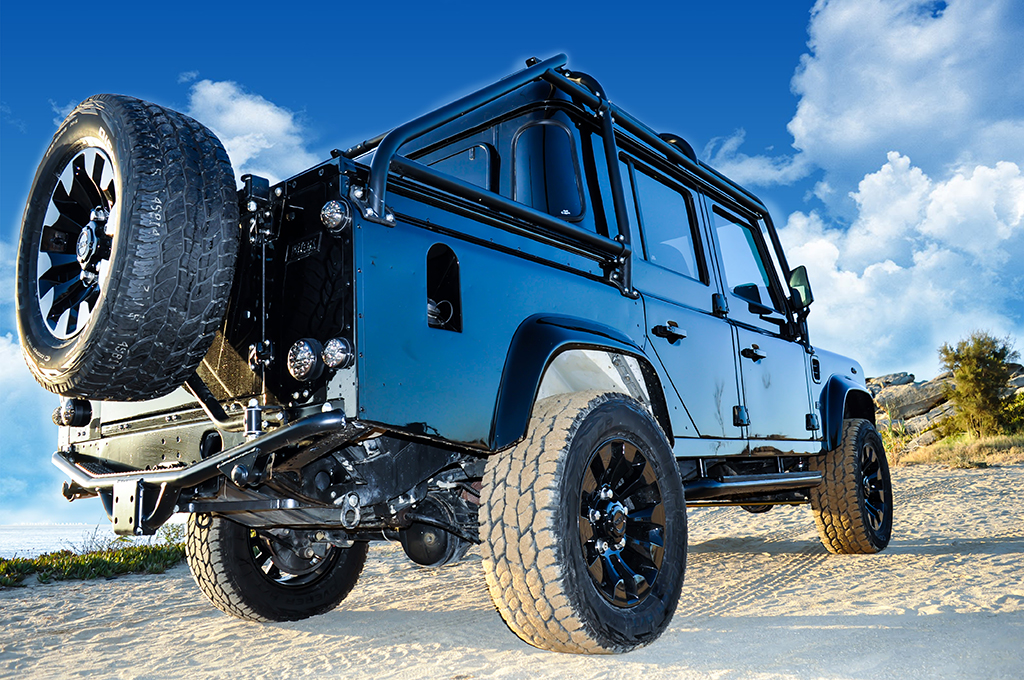 Land Rover Defender Vip JBK Land Rover Defender 110 truck cub VIP edition - jbk.gr